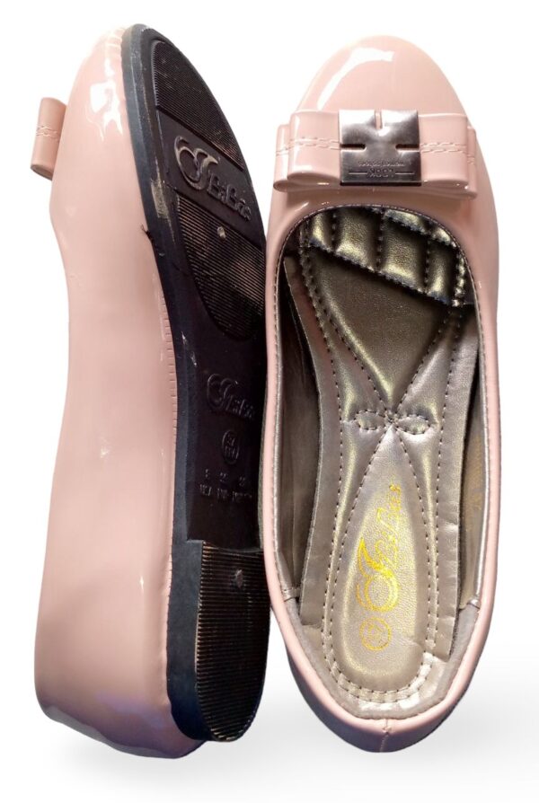 Pink flats